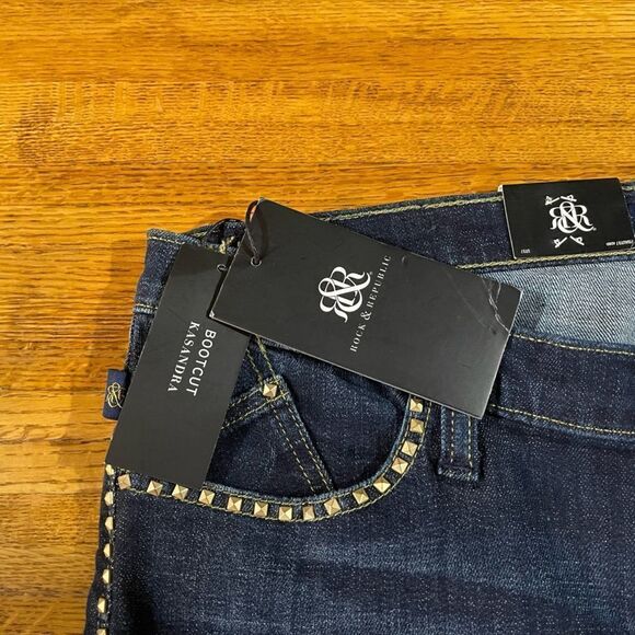 Rock & Republic Kasandra Boot Cut Jean Size 16 M NWT - Picture 8 of 16